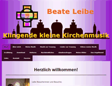 Tablet Screenshot of beate-leibe.de